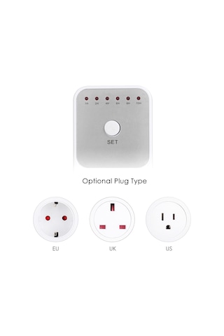 Konesam Otomatik Kapatma Özelliği 1-10 Saat Geri Sayım Zamanlayıcı Prizi, Akıllı Elektrik Cihazı Kontrolü, Eu Standartı, Ac240v Classıc