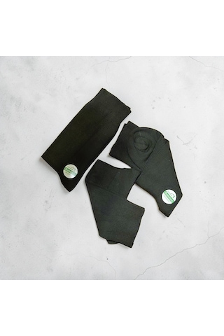 Heren Socks Heren Bambu 4'lü Erkek Soket Çorap Siyah Premium , Burun Dikişsiz, Yıkamalı