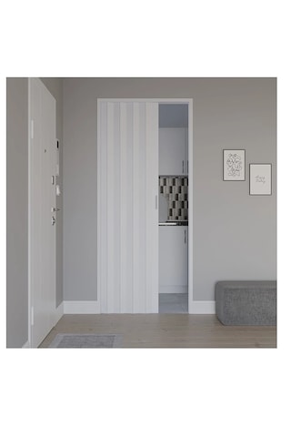 Katlanır Akordiyon Kapı Beyaz 82x203 Cm Ölçülerinde