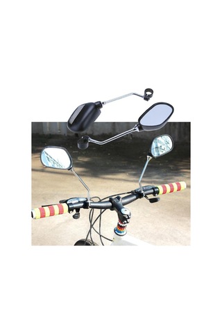 Dianziye Bisiklet Ve Elektrikli Bisiklet İçin Dayanıklı, Kompakt Ve Kolay Kullanıma Uygun Güvenlik Ayna - Dış Mekan Sürüşü İçin Yansıtıcı Aksesuar