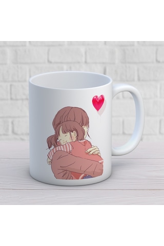 Anneye Sevginizi Anlatan-anneye Özel Mesajlı 1 Adet Anneler Günü Hediyelik Kupa Beyaz