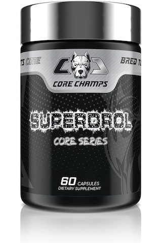 Core Champs Super Drol Choline Dmae , Acety L-carnitine , Ajuga Turkesteron 60 Caps - By Kai Greene Aromasız