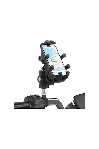 Artfulabode Motosiklet Telefon Tutucu Titreşim Sönümleyici 360 Dönme M10 Bilyalı Baş Tutucu