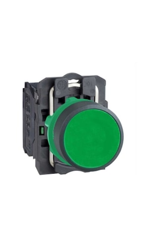 Schneider Xb5aa31 22 Mm Yaylı Yeşil Kumanda Butonu Plastik