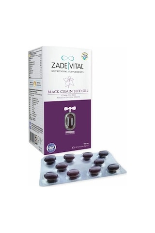 Zade Vital Çörek Otu Yağı 60 Kapsül