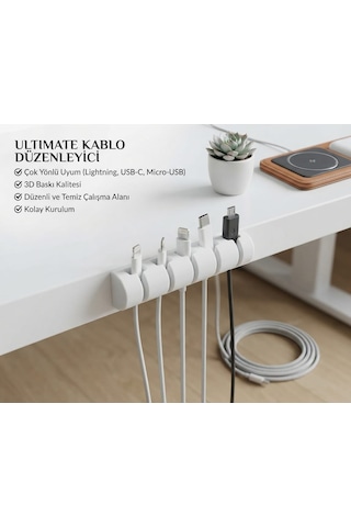 Kablo Düzenleyici Masanızı Minimalist Şekilde Düzenleyin