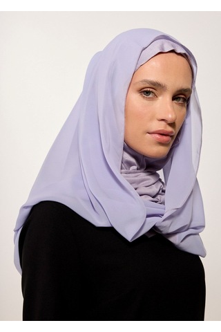 Mayovera Şifonlu Şal - Gri