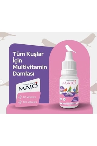 Majo Multi Support Kuş Vitamini 30 Ml