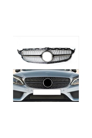 Mercedes W205 Diamond Amg Ön Panjur Izgara 2015-2018 Arası