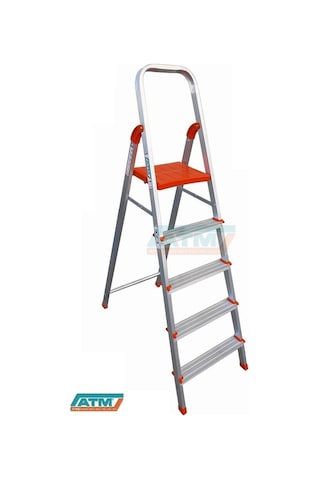 ALMERA 4+1 TEK ÇIKIŞLI ALUMİNYUM MERDİVEN