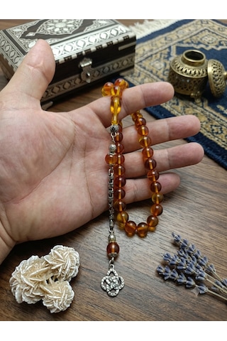 Tesbih Yuşa Tesbik Şeffaf - Sarı