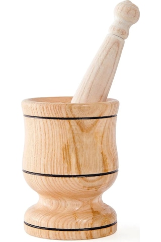 Baran Ahşap Orta Havan 21 X 8 Cm