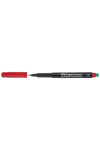 Faber-Castell 1523 21 S Kırmızı Permanent Kalem Kırmızı
