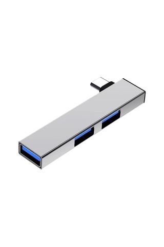 1460 Usb Type C 3.0 Hub 3 Portlu Çoklayıcı Çoğaltıcı Dönüştürücü Çevirici Adaptör Usb Type-c Erkek 1xusb