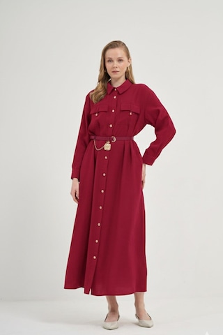 Ftz Women Kadın Modal Elbise Bordo 31016 Bordo