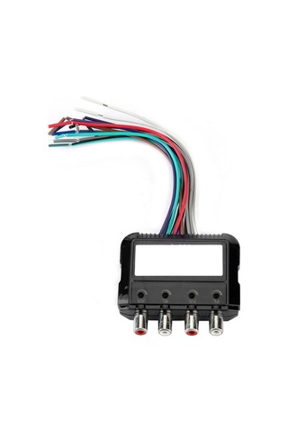 Reedark Araba 4 Kanal Ses Dönüştürücü: Yüksekten Düşük Frekansa, Güçlendirici Kontrol Kablosu İle, Plastik Malzeme, Kolay Kurulum