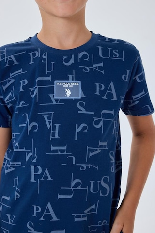 U.S. Polo Assn. Erkek Çocuk 2 Li Bermuda T-şhirt Takım Koyu İndigo-2302 İndigo
