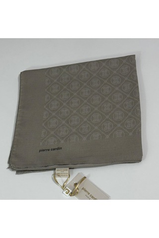 Pierre Cardin Elegans Monogram Eşarp - 1090750 -982 Vizon Vizon
