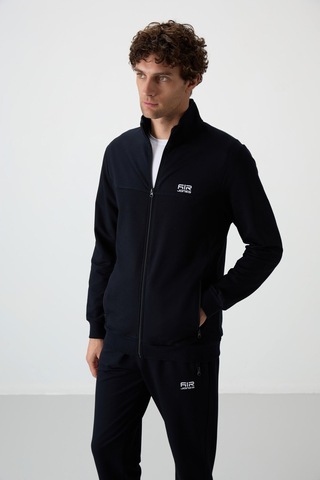 Tommy Life Troy Lacivert Standart Kalıp Erkek Eşofman Takım - 85196 Lacivert