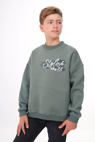Toontoy Erkek Çocuk Baskılı Sweatshirt Yeşil