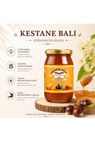Memiş Ağa Kestane Balı 500 G