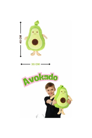 Avokado Peluş Oyuncak Yeşil