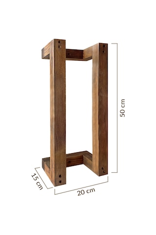 Ahşap Duvar Rafı/ Banyo Rafı/ Havluluk Çam 001