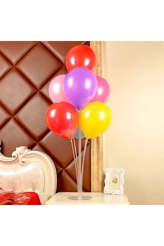 Mey İthalat Balon Standı 75 Cm Çok Renkli