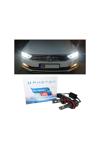 Vw Passat B8 Led Xenon Kısa Far Ampulü H7 Ultimate 9500 Lumens Yeni Seri Beyaz