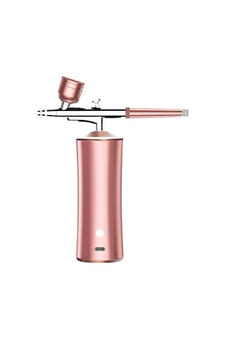 Yifomall 600kpa Yüksek Basınçlı Tırnak Sprey Tabancası, Model Boyama Ve Gradyan Renk Geçişi İçin Elektrikli Sprey Seti Temizleme Fırçası + 2 Nozul