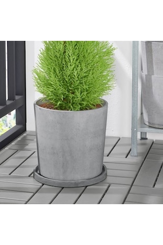 Ikea Boysenbär Saksı Altlığı, Açık Gri, 27 Cm