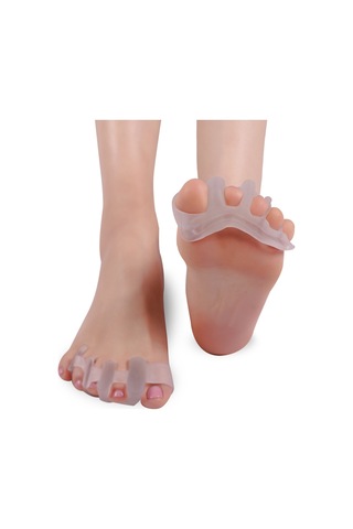 Mufunye Yumuşak Silikon Jel Ayak Parmak Ayırıcı - Ayak Ağrısı Rahatlatma Ve Doğal Hizalama İçin Erkek Ve Kadınlara Uygun
