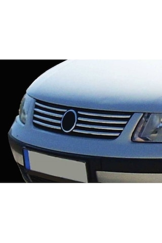 Vw Volkswagen Passat 3b Sedan Uyumlu Ön Panjur 8 Parça İnce 1996-2001 Paslanmaz Krom