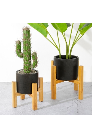 Raf Tutucu Pot Bonsai Ev Bahçe Ahşap Çiçek Kapalı Ekran Bitki Stand Rafı S