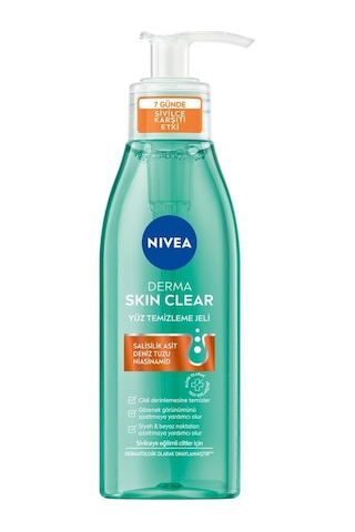 Nivea Derma Skin Clear Sivilce Karşıtı Yüz Temizleme Jeli 150 ML