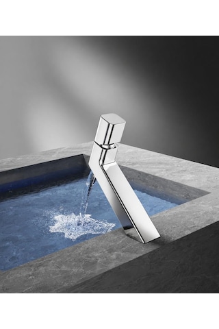Ala Kısa Lavabo Bataryası Parlak Krom