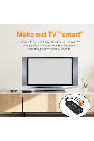 Suntek Rca'dan / Rca'ya Dönüştürücü Kablo Av Av'ye