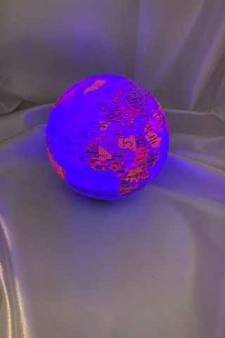 Masa Lambası Led Işık Dönen Manyetik Dünya Top Masa Süsü