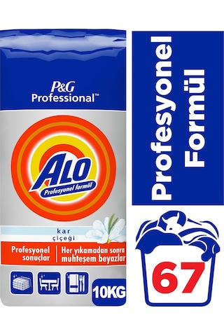 Alo Matik Toz Çamaşır Deterjanı 10KG Beyazlar ve Renkliler (66 Yı