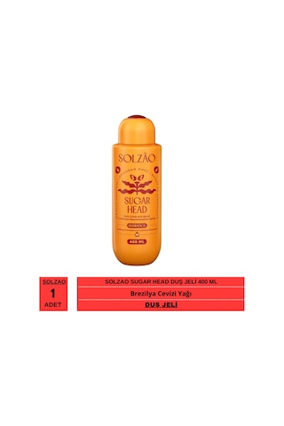 Solzao Sugar Head Brezilya Cevizi Yağı Duş Jeli 400 Ml Diğer