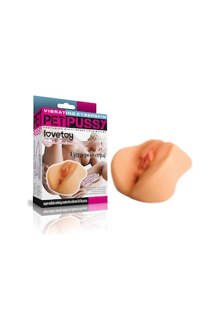 Hızlı Express Pet Pussy 2 Işlevli Titreşimli Full Realistik Suni Vajina Anüs Mastürbatör