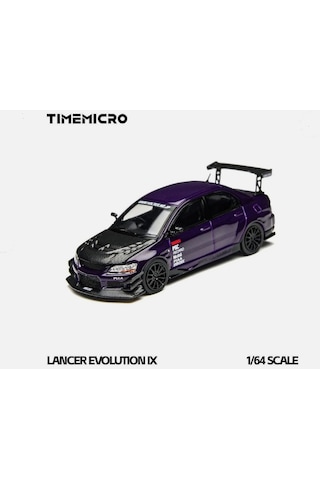 Time Micro X Design 1/64 Mitsubishi Lancer Evolution Ix Purple Pleksi