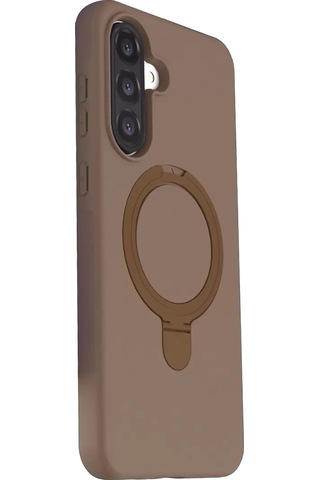 Samsung Galaxy A37 5g Regal Magsafe Standlı Kapak - Çöl Titanyum renkli