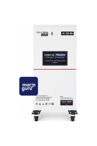 Wekstrom Energy 25,6v 630 Ah Lifepo₄ Lityum Demir Fosfat Batarya