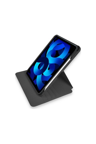 Northcity Apple Uyumlu İpad Pro 11 2021 Kılıf Ling 360 Kalemlikli Tablet Kılıf - Siyah Klavyeli Kılıf