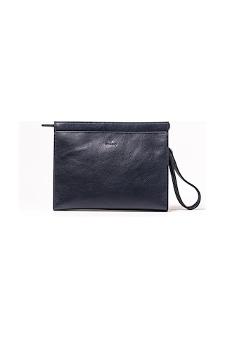 Navy El Çantası Erkek Diğer 4297 Vergelio Purse Matte Crystal Clutch Bag Mavi