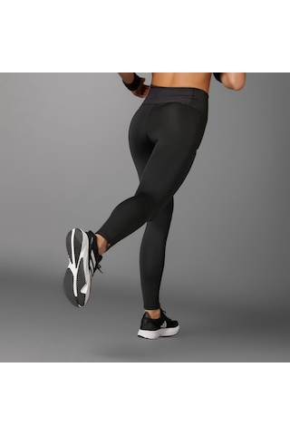 Black Adidas Kadın Koşu - Yürüyüş Tayt Adizero E 1/1 L Ip3085 001