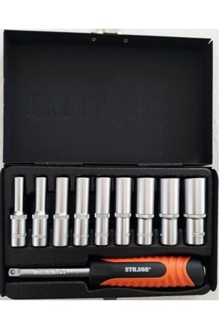 Stilson 10 Parça 1/4 Derin Lokma Seti