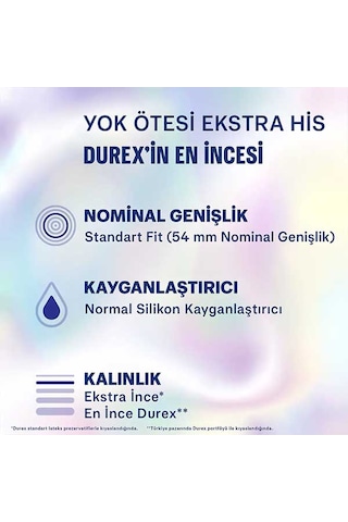 Durex Yok Ötesi Ekstra His 10'lu Paket