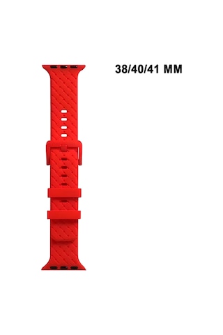 Apple Watch Uyumlu Watch 3 4 5 6 7 8 9 Se Serileri 38 40 41mm Kordon Kayış Silikon Mt92